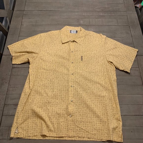 Columbia Other - Columbia Men’s Large Short Sleeve Button Up Yellow